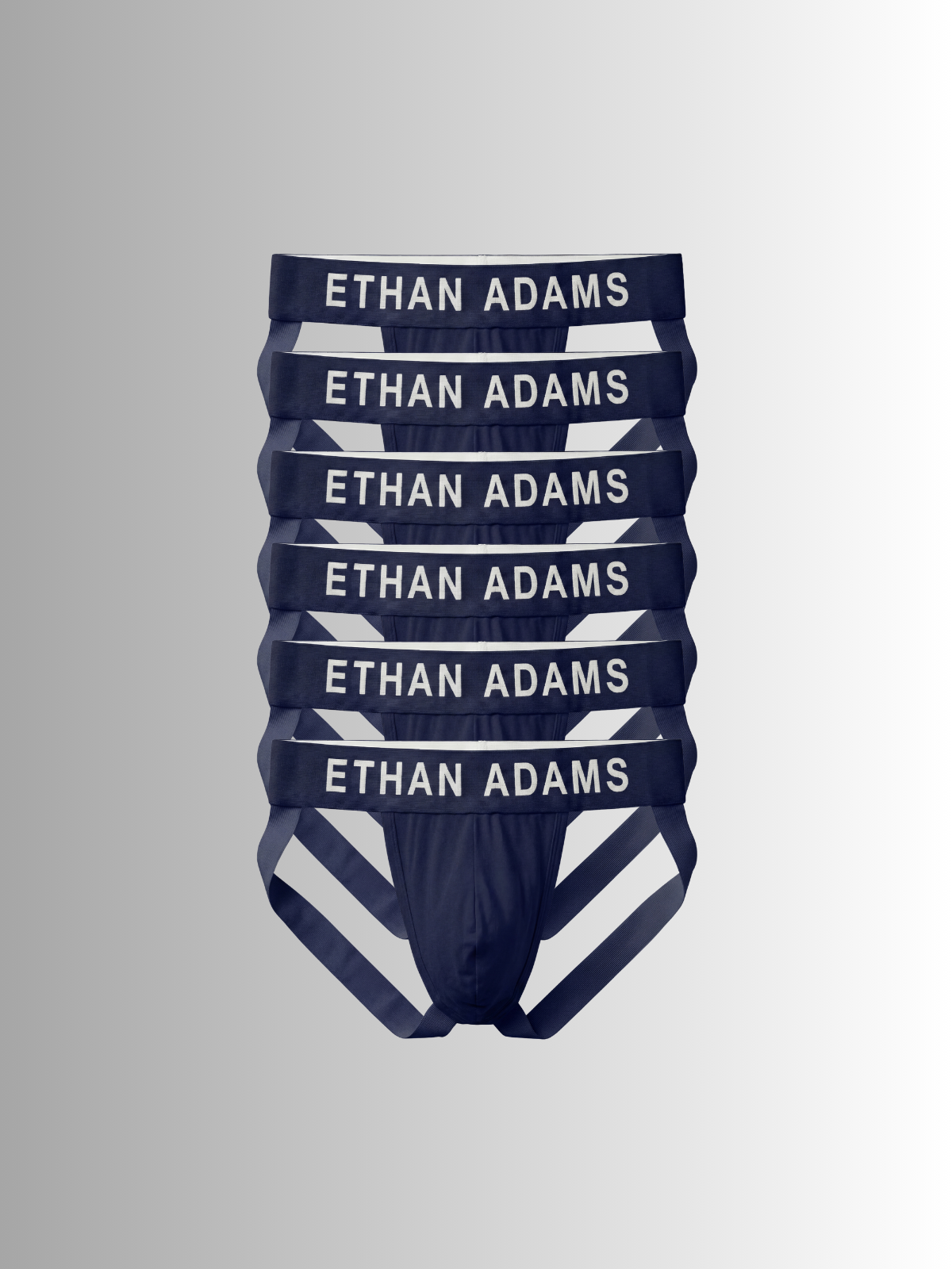 Essential Cotton Jockstrap - Atlantic (6 Pack)