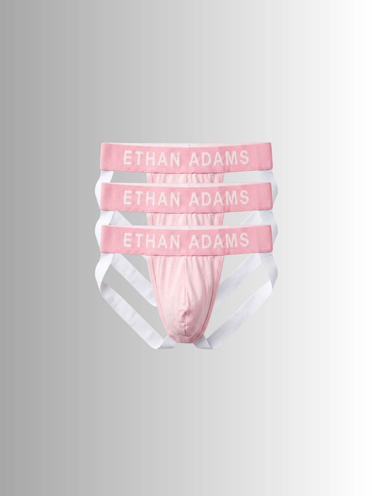 Essential Cotton Jockstrap - Blush Pink (3 Pack)
