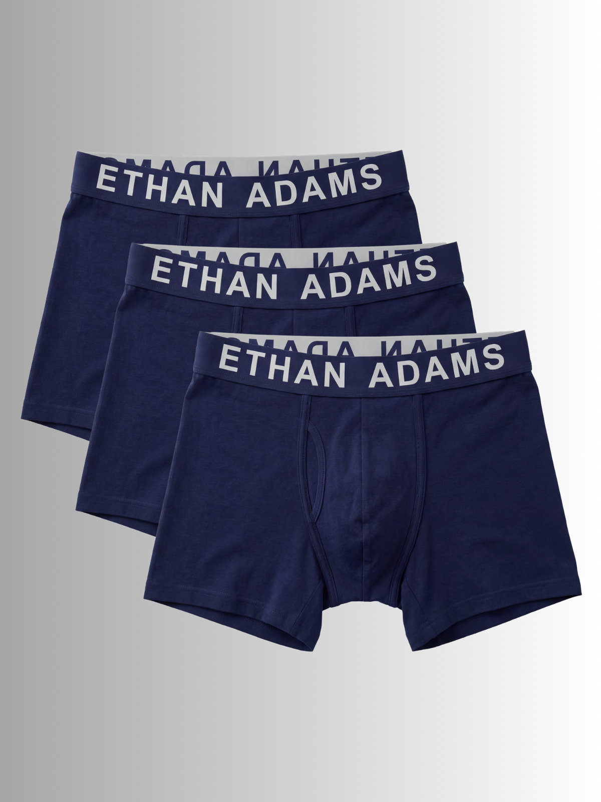 Essential Cotton Boxer Brief 5" - Navy Blue