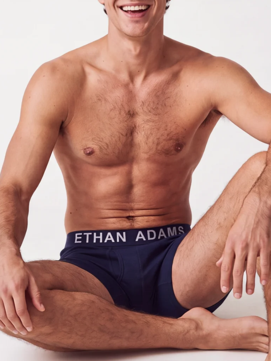 Essential Cotton Boxer Brief 5" - Navy Blue