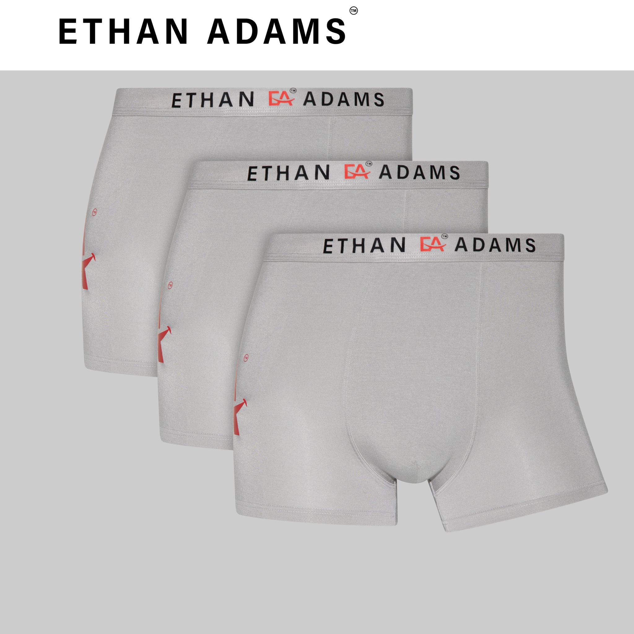 Gray Boxer Brief - 4Pcs (Premium)